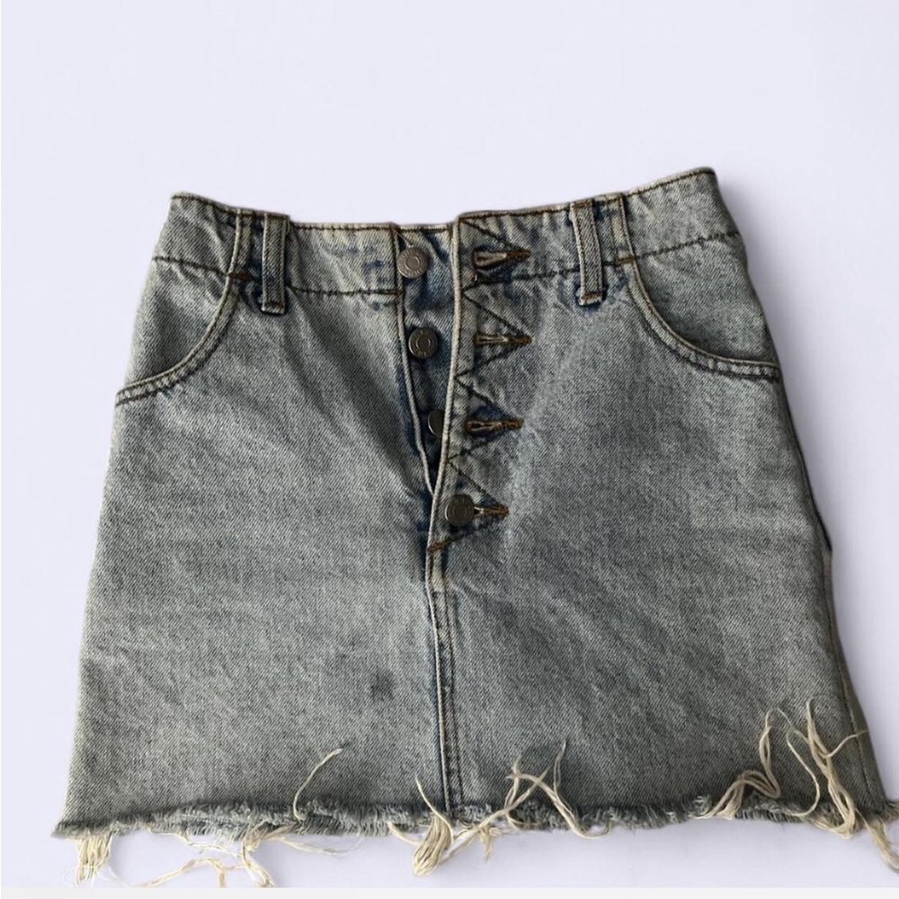 Guess denim mini skirt